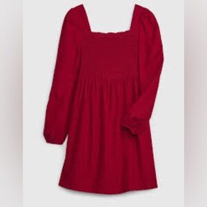 GAP Vibrant Red Corduroy Kids Dress size Large 10